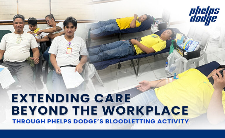Extending Care Beyond the Workplace Through Phelps Dodge’s Bloodletting Activity