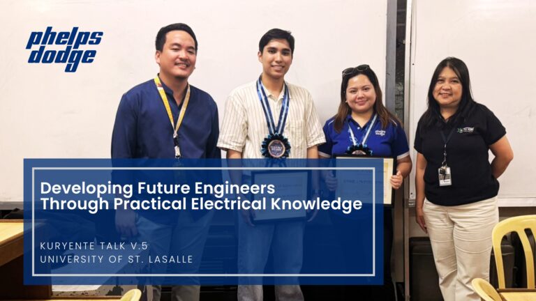 Phelps Dodge Supports Future Electrical Engineers Through “Kuryente Talk V.5”